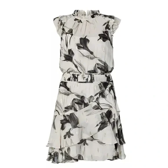 All Saints Caylan Iris Mini Dress - Picture 9 of 16